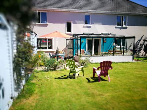 Colourful harbour home in Kinsale, Cork