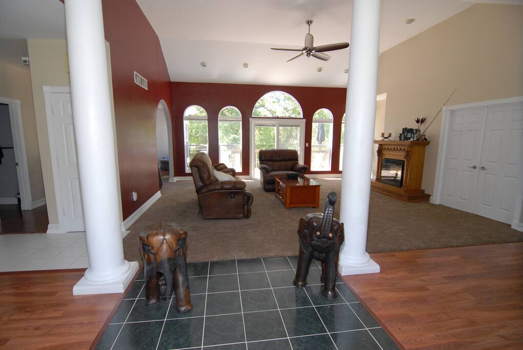 Front Entry - Open Floor Plan and views
