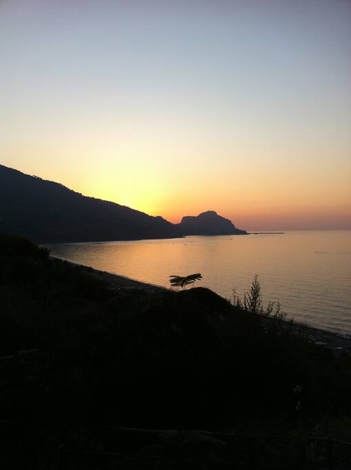 Tramonto dal terrazzo