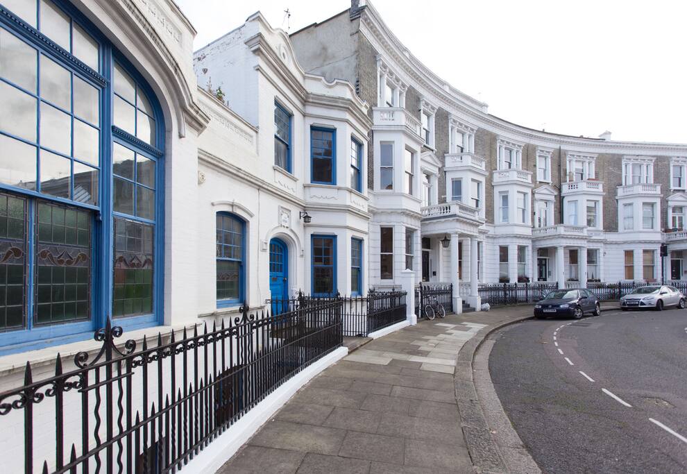Our Victorian artist's studio and street