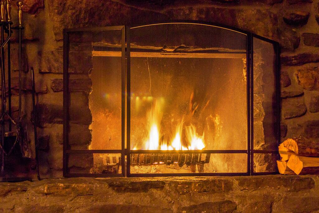 Warm up by the fire on cold winter nights