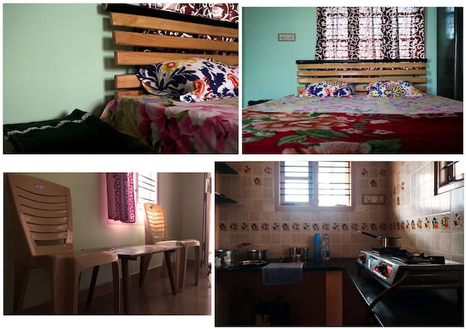 Mysore Homestay -Kitchen,Bedroom & Private Terrace