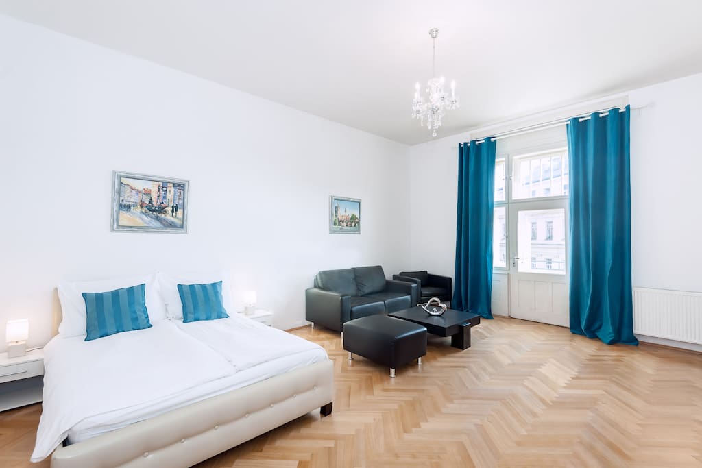 Bedroom and Living room