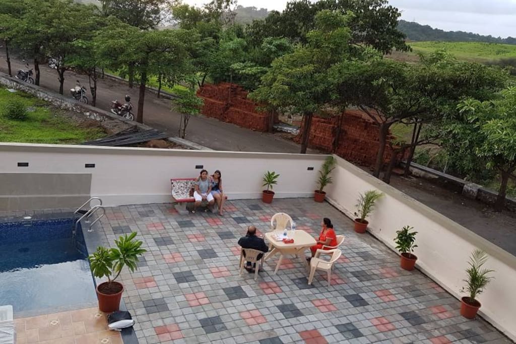 Top view from terrace