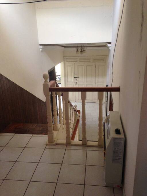 escaleras y calefacción