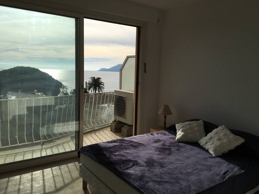 Chambre vue mer, plein sud