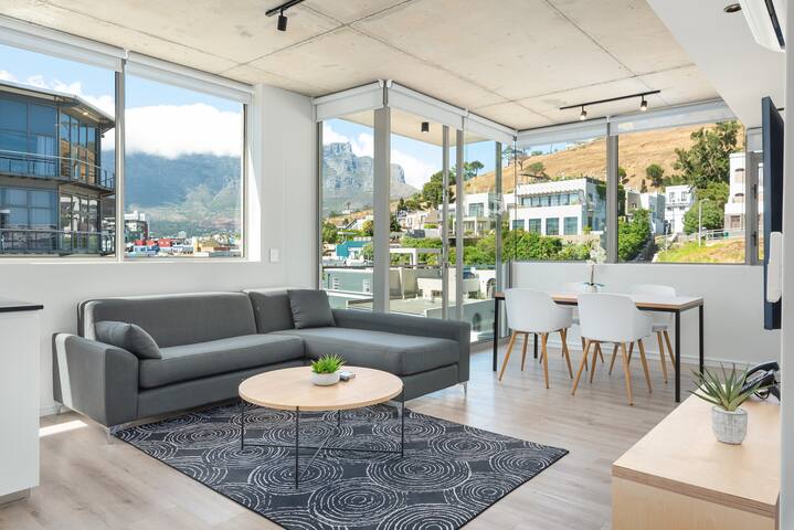 Modern Two Bedroom Apartment with Mountain Views