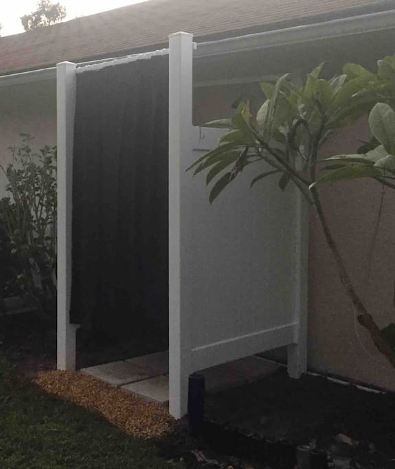 Outdoor shower