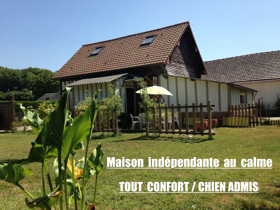 Maison indépendante tout confort, Internet... CHIEN ADMIS.