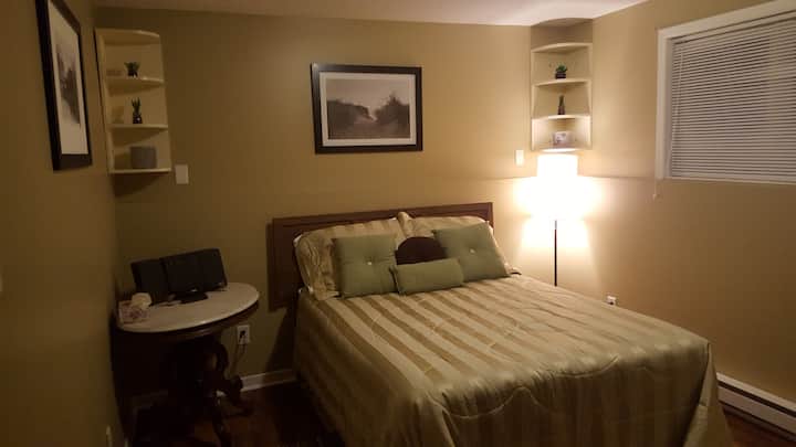2-Bedroom Basement Apt by Airport