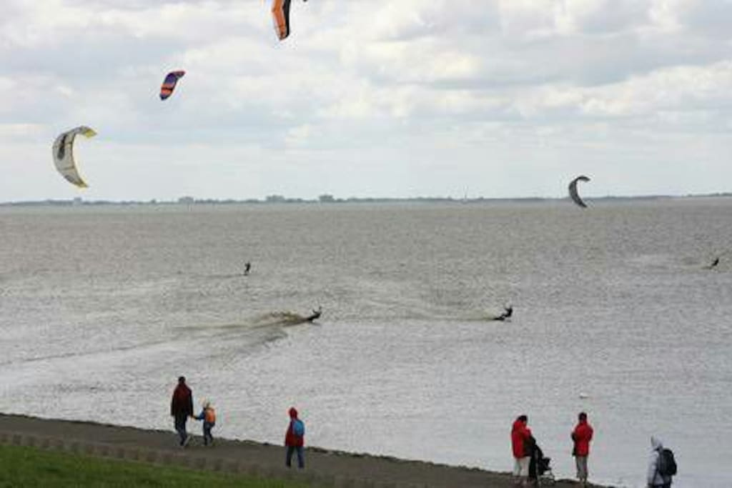 Kitesurfen in Upleward