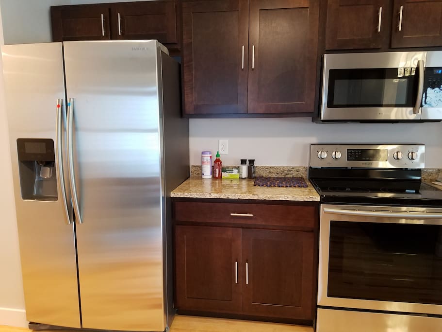 Brand new appliances.