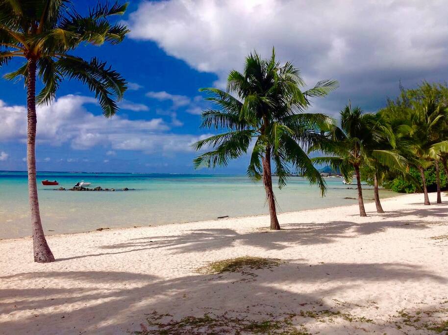 plage de la résidence