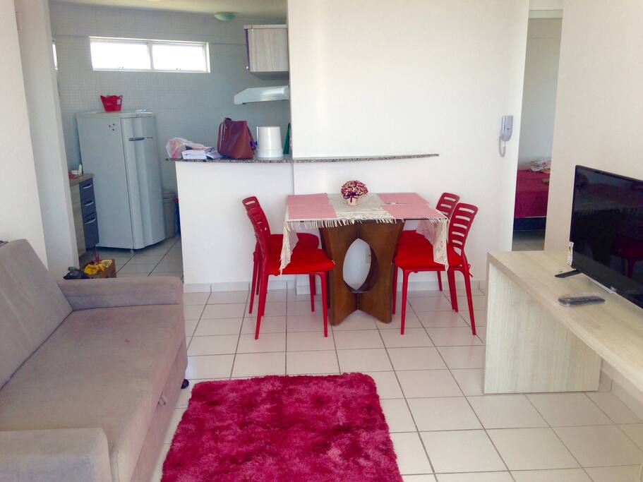 Sala e cozinha americana