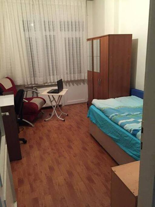 The room is customizable one of our hosts reorganized it this way