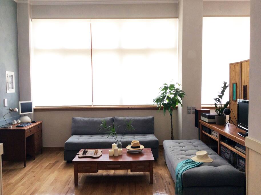 Convertible sofa bed for 2