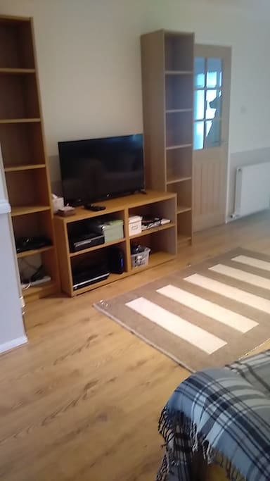 comfortable seating area to watch t.v etc.
