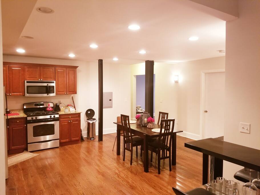 Dinning and kitchen area