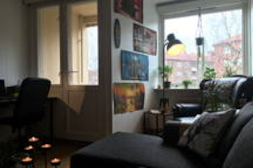 Balcony, Natural light, Reading Corner.