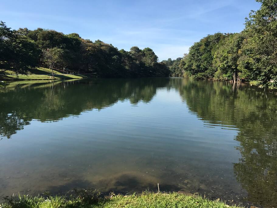 Lagoa principal do condomínio