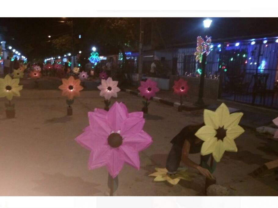 Cuadra de la casa en Navidad :)