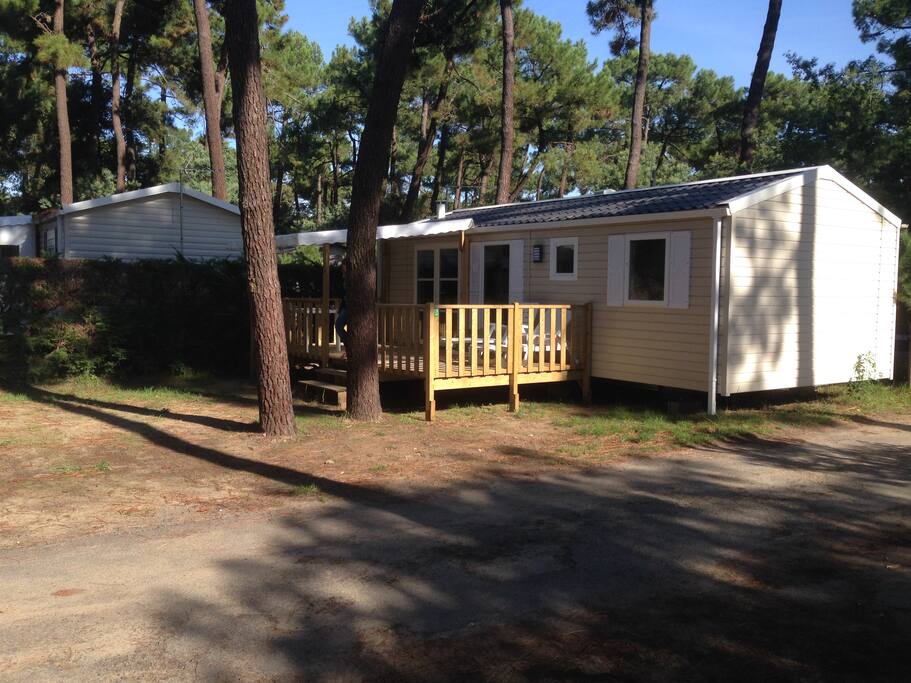 Mobil-home 3 chambres, 6 personnes