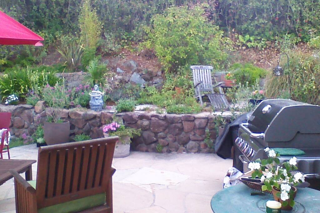 Two grills and space for entertaining