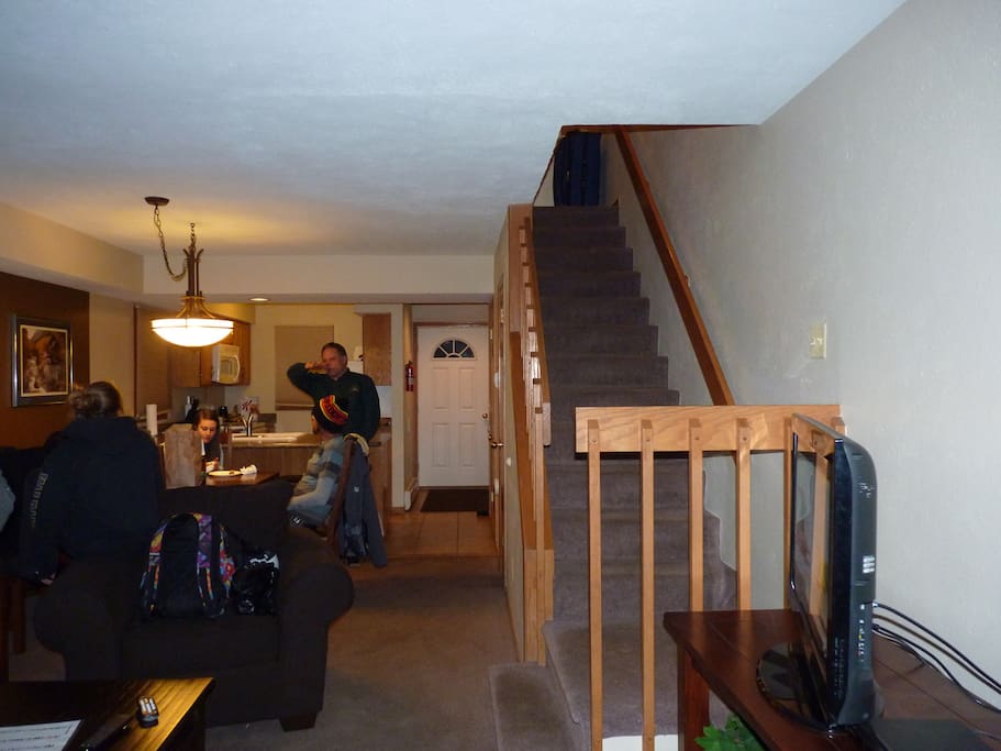 Stairs to the second floor bedrooms