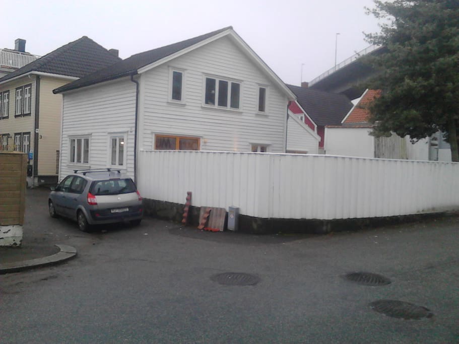 House viewed from Øvre Banegate