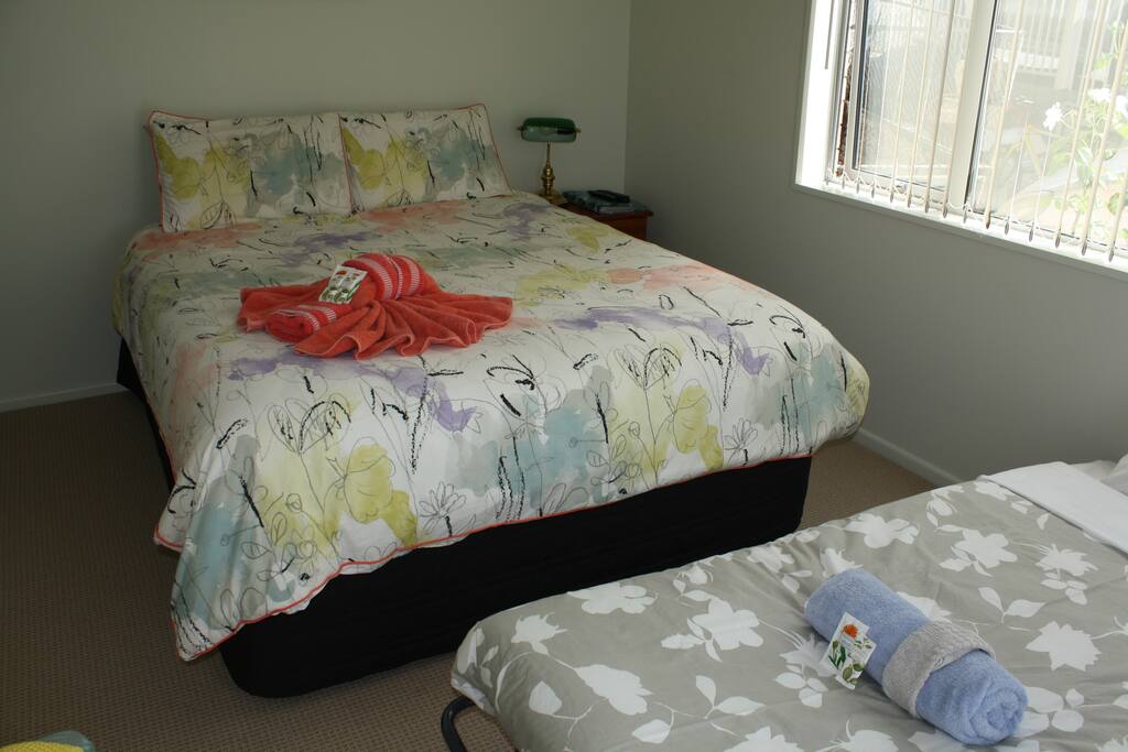 Tranquility Suite with guests able to request a roll-out bed if 2 beds are required - i.e. up to 3 people in total.