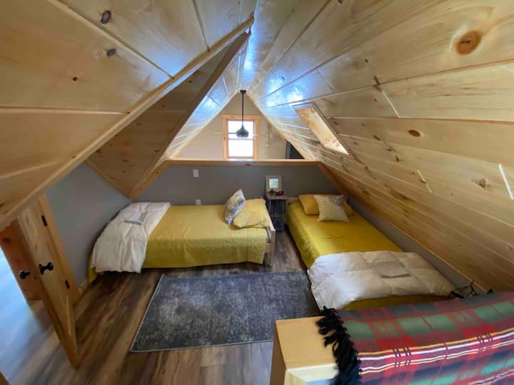 Schlafzimmer im Loft