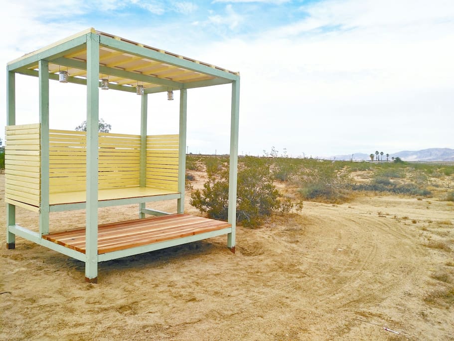 the CloudDeck where you can enjoy the vast views of the desert and the sky.