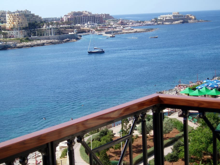 Afternoon view from balcony