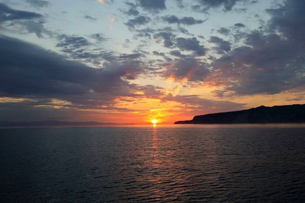 Sunrise over Avalon