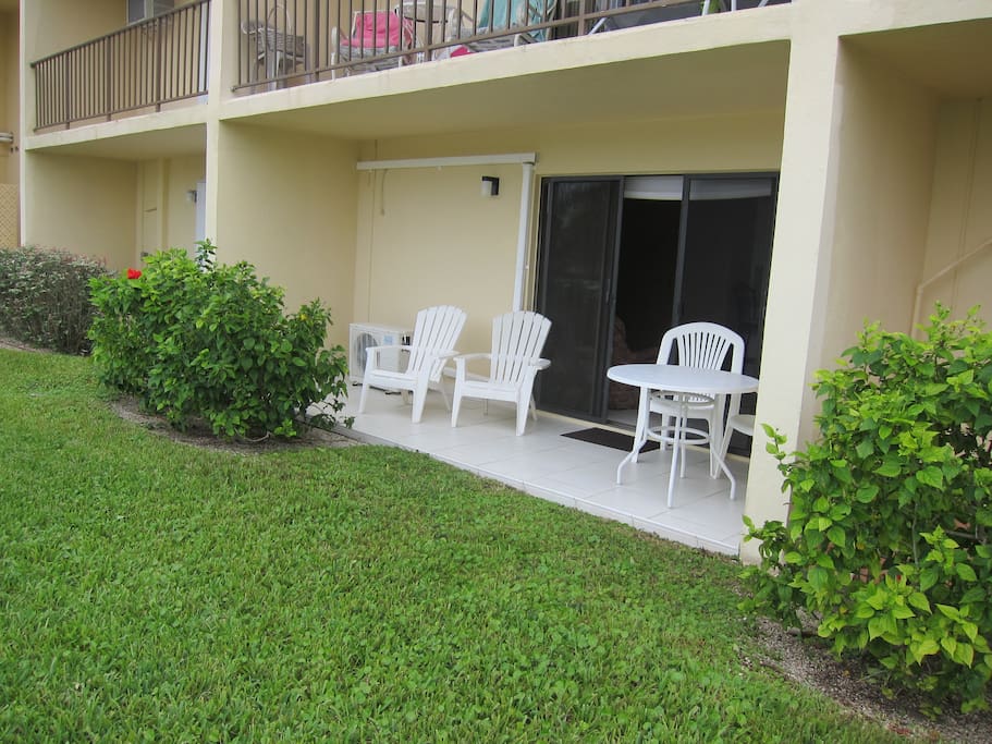 Patio area