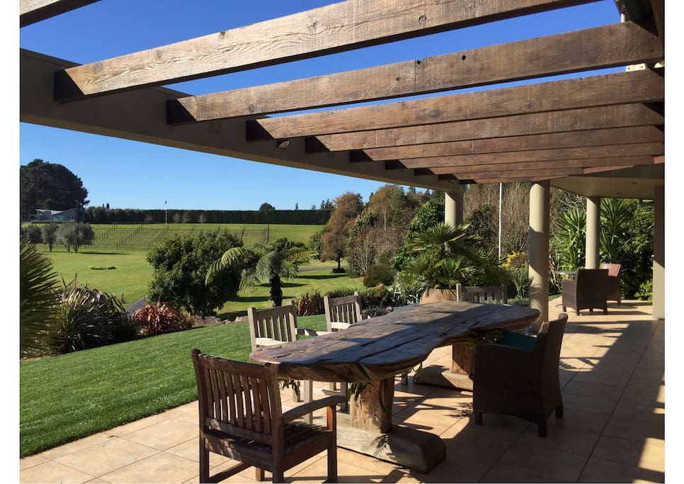 Enjoy your breakfast eating Alfresco.