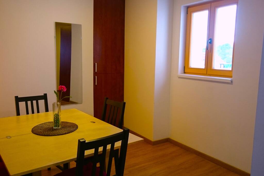 Dining table.