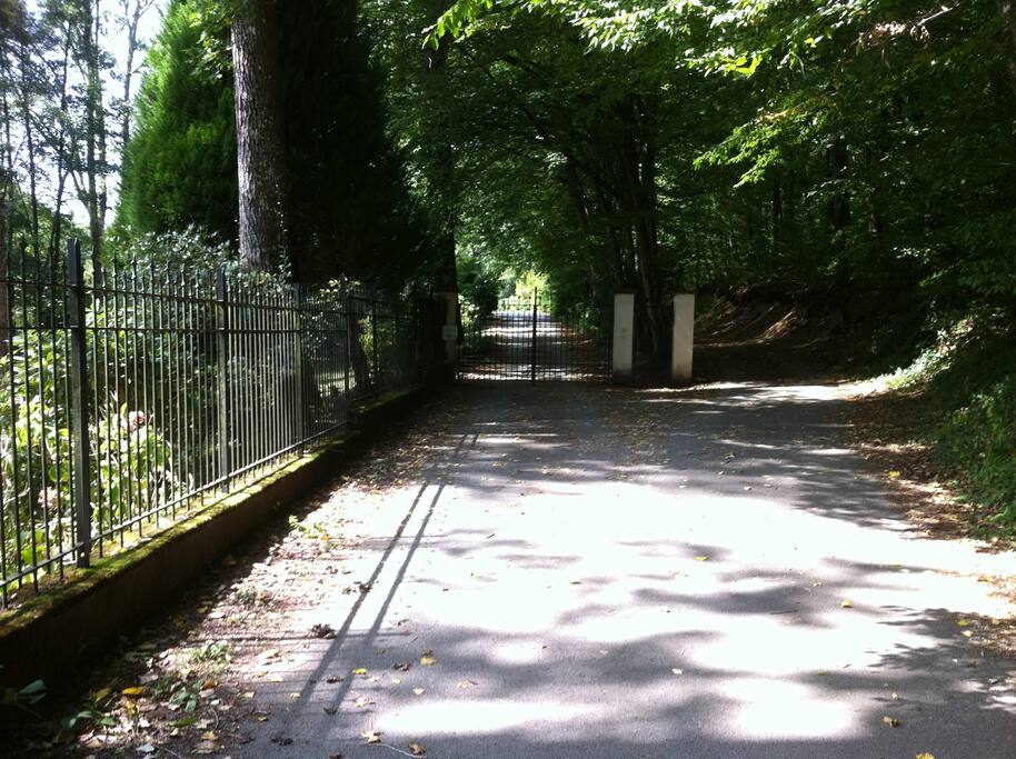 Le portail à votre arrivée