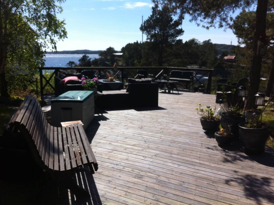 Terrase utsikt sydvest