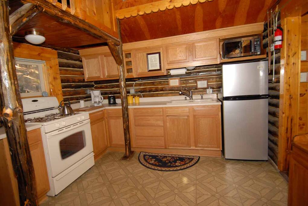 Fully equipped kitchen all you need is food