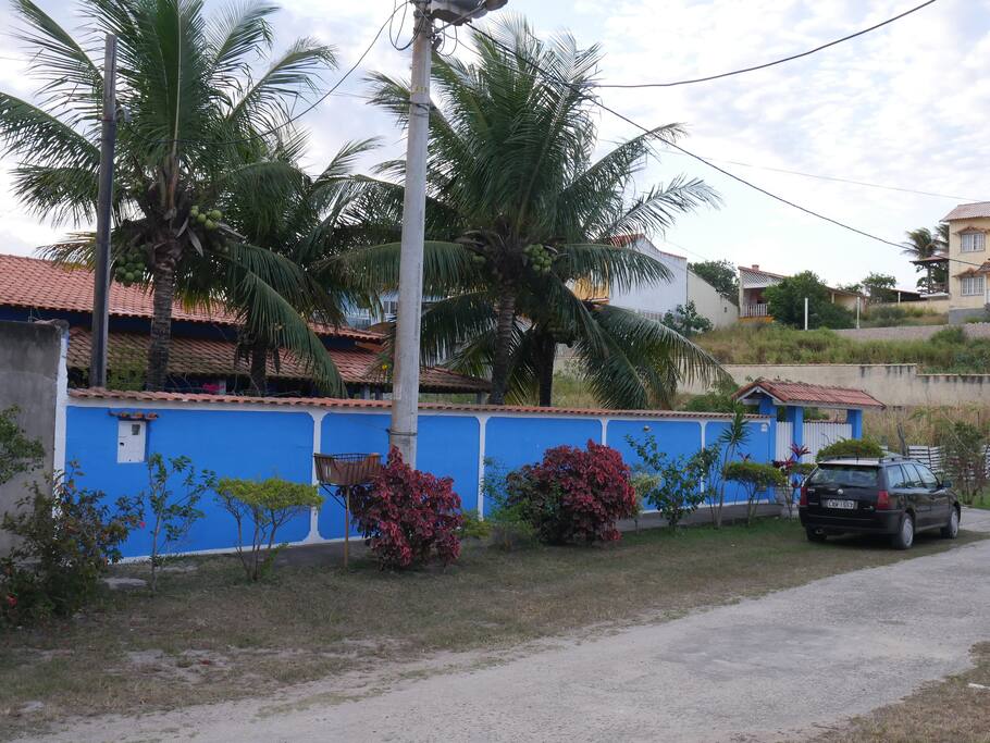 Frente da casa principal
