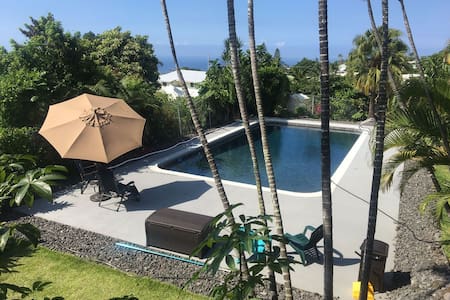 Big Island Ohana with Pool and Ocean Views