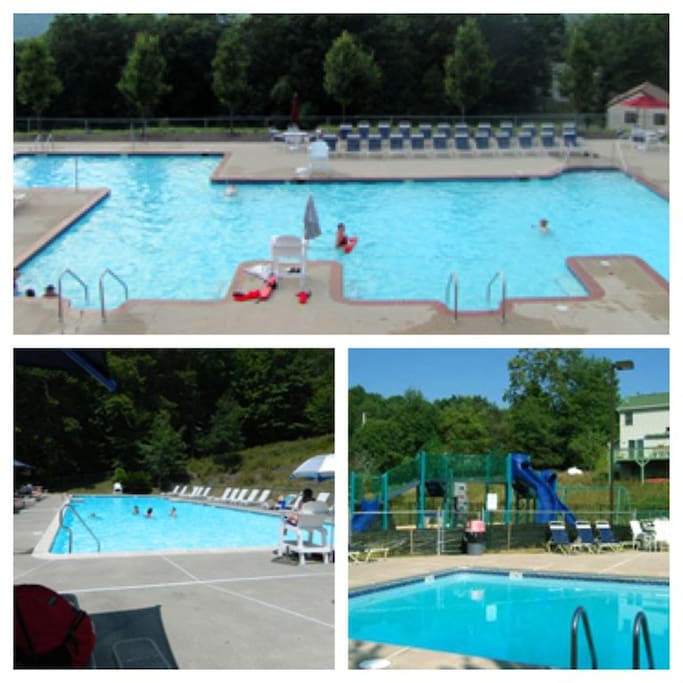 Three outdoor pools