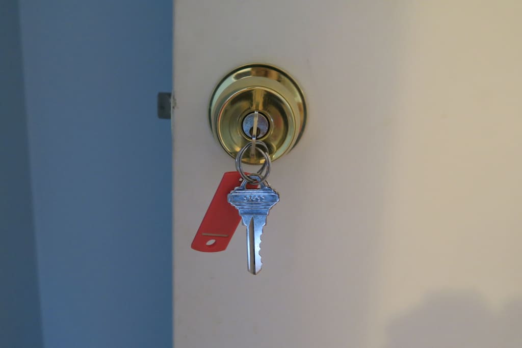 Your own house key and bedroom key. Come and go as you please.