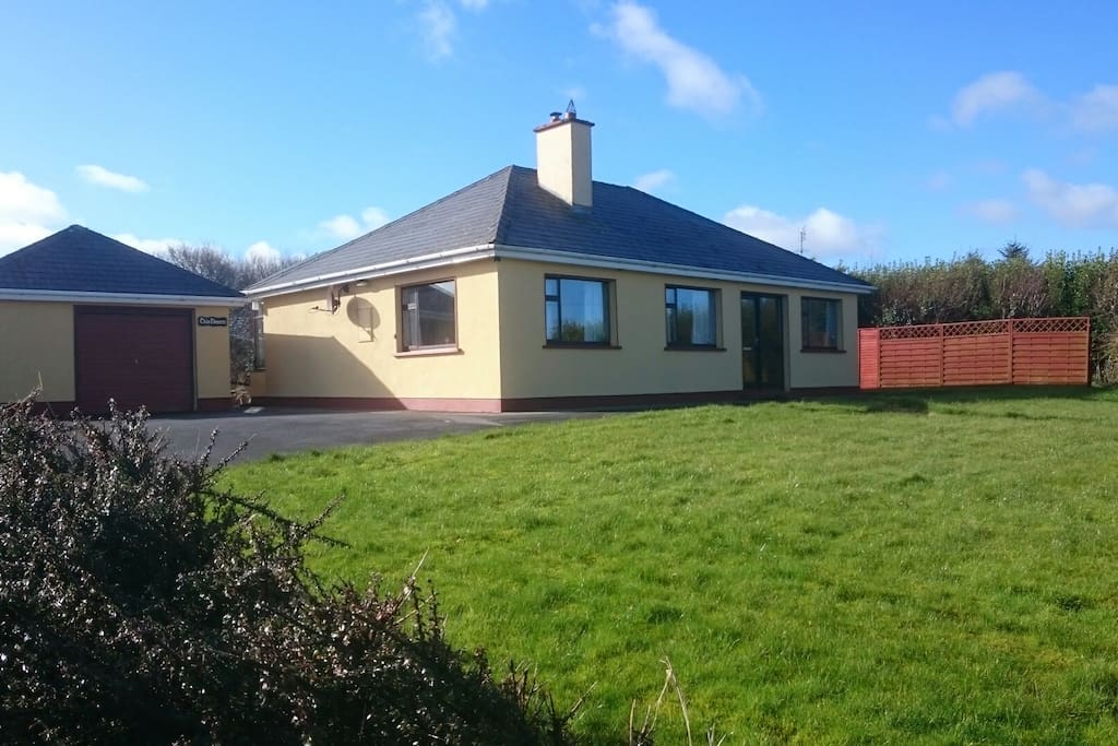 Detached bungalow with limited sea view, located 400m from Ballycastle Village