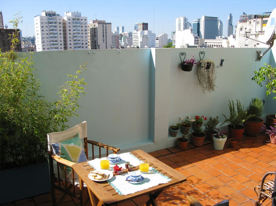 Breakfast on the terrace