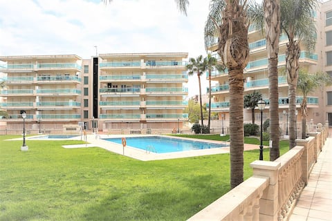 Cerca PortAventura/Parking-Piscina-Wifi-A/A-Calef.