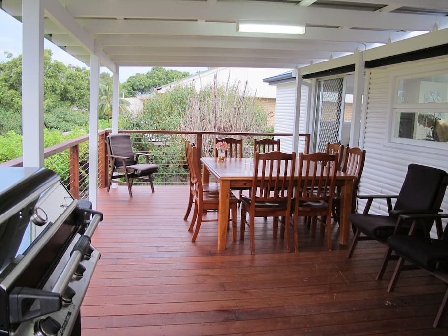 Enjoy the spacious deck