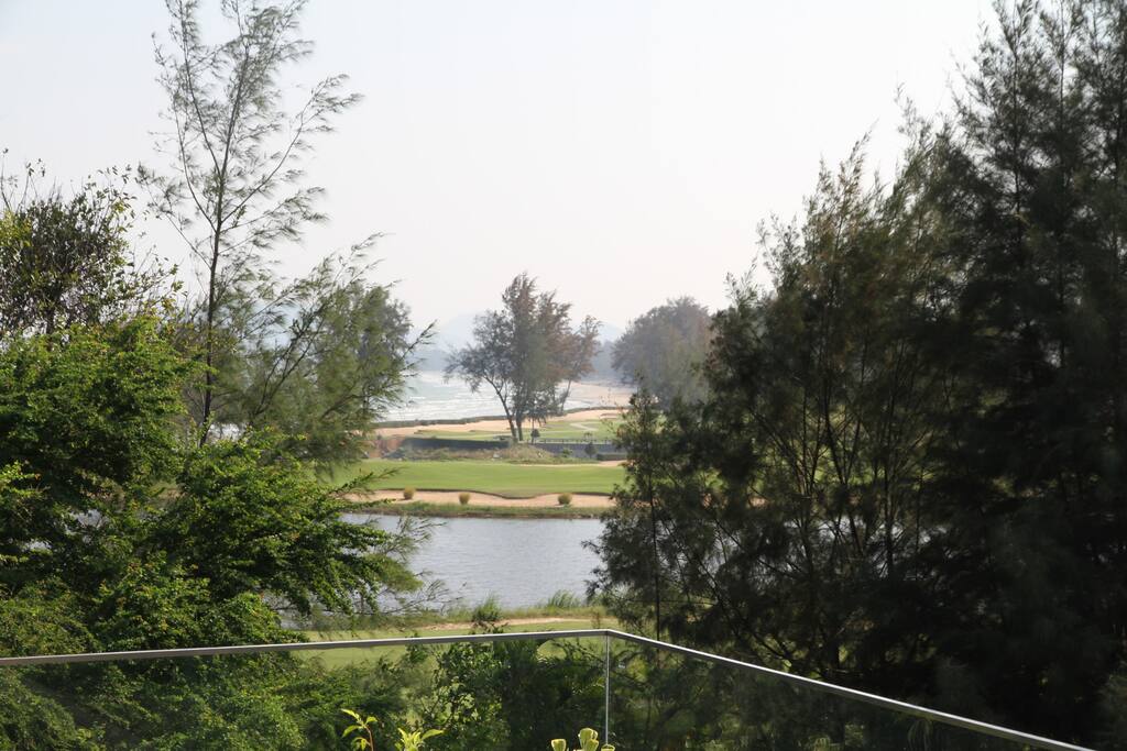 View from the living room and Terrasse