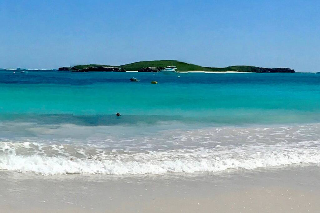 100 metres from the beach